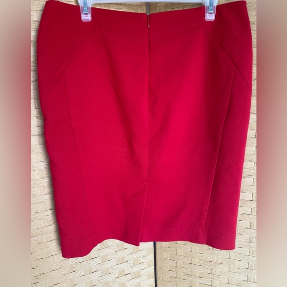 Worthington size 12 fully lined red skirt - Picture 2 of 8